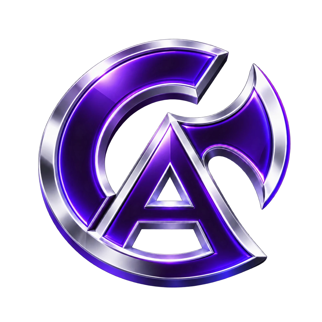 The CyberAxe monogram