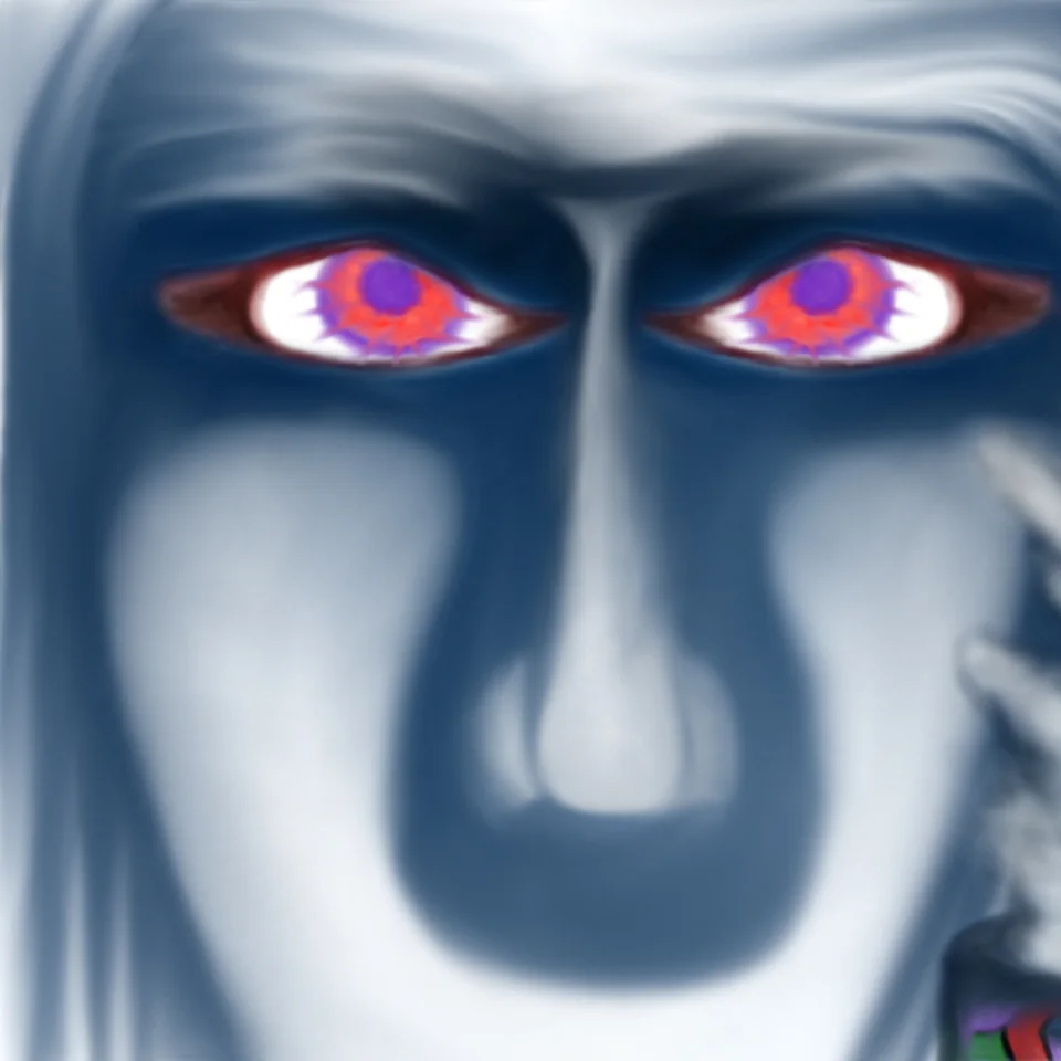 Face of Redeye, a drawing by CyberAxe, used as the portrait